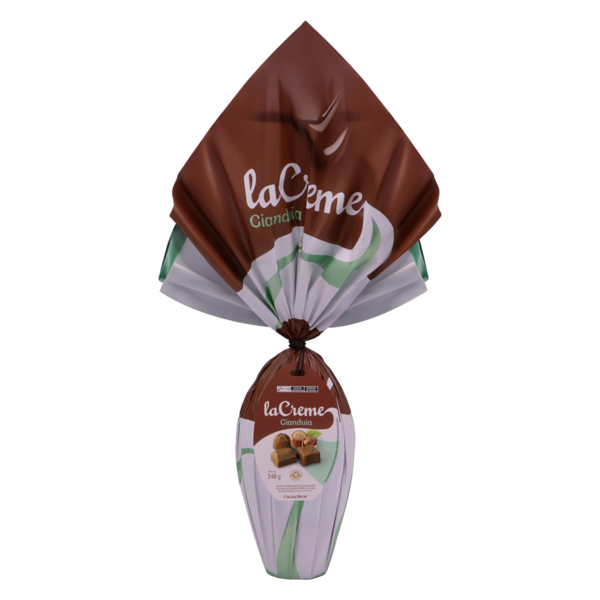 Ovo de P&aacute;scoa laCreme Gianduia 348g