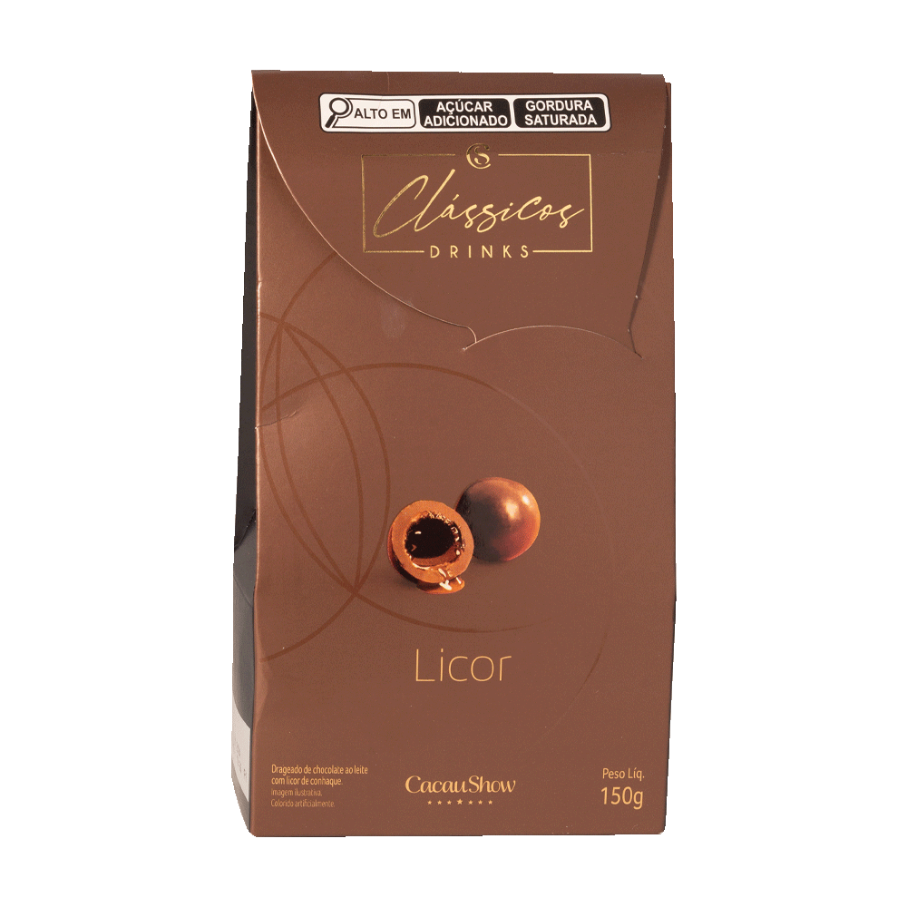 Drageados Cl&aacute;ssicos ao Leite com Licor 150g, , large. image number 0