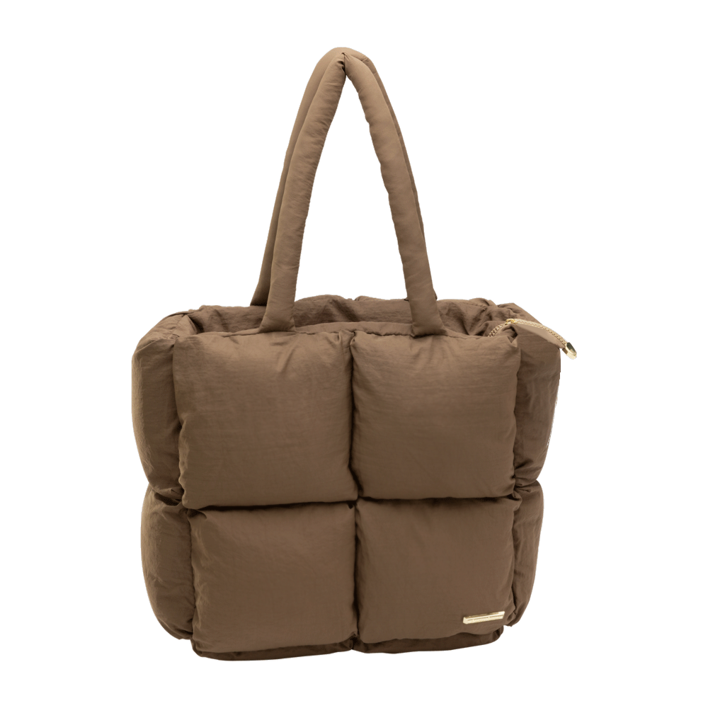 Bolsa Puffer Marrom Cacau Show, , large. image number 0