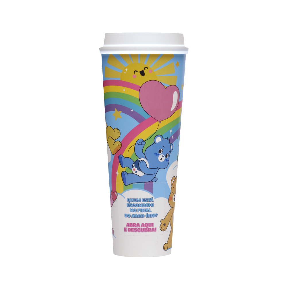 Copo com Achocolatado Chaveiro Ursinhos Carinhosos, , large. image number 1