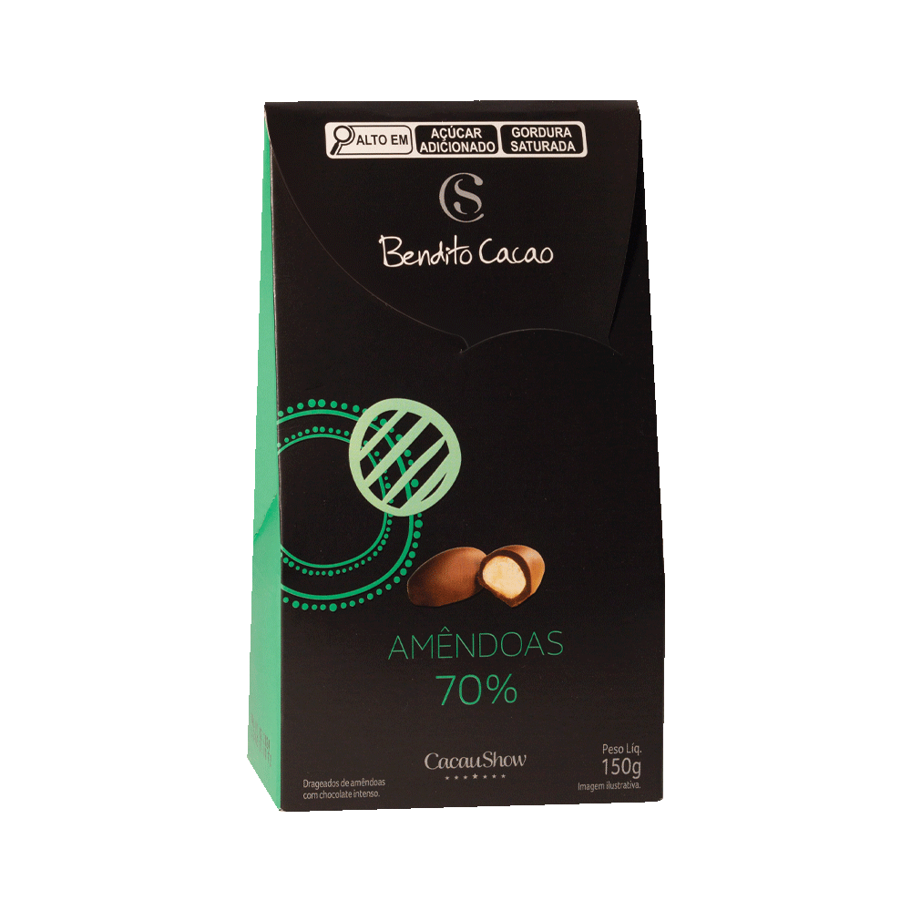 Drageado Bendito Cacao de Am&ecirc;ndoa 150g, , large. image number 0