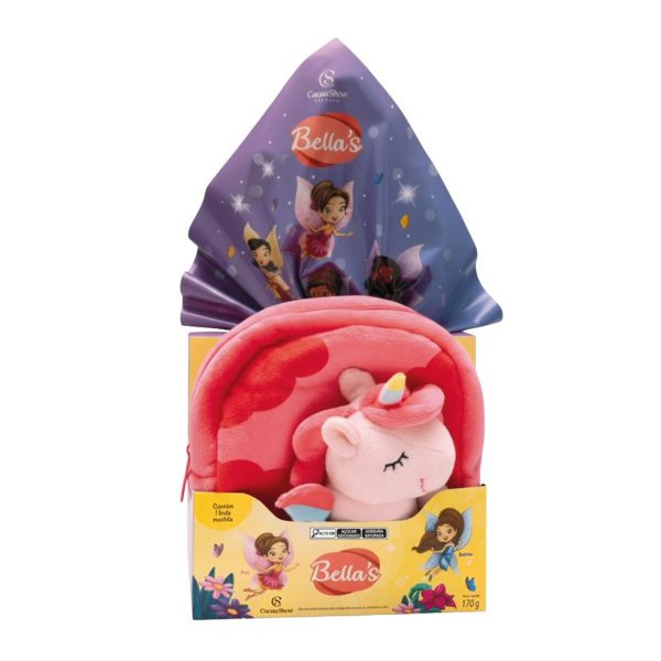 Ovo de P&aacute;scoa Pel&uacute;cia Bella's 170g