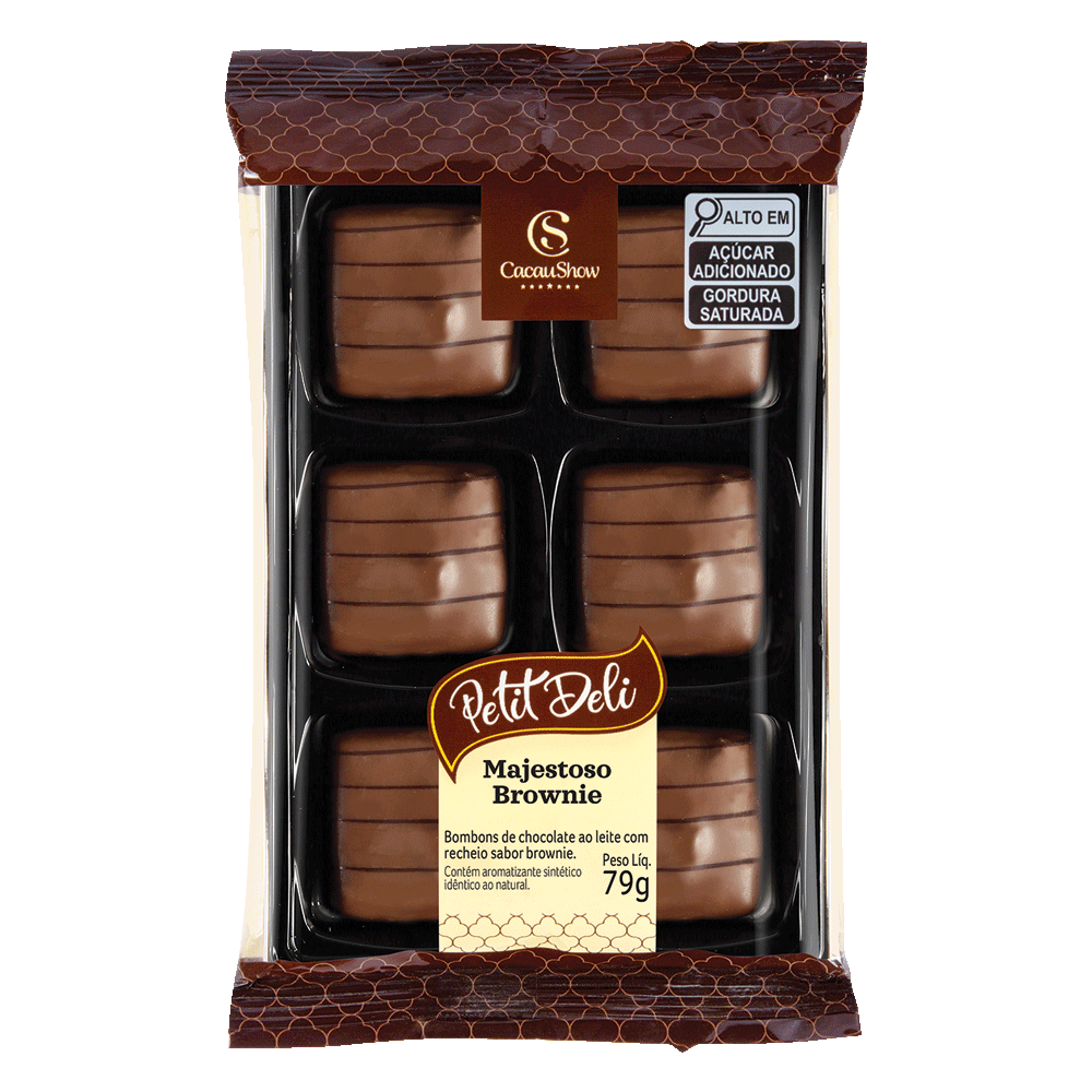 Bombons Petit Deli Brownie 79g, , large. image number 0