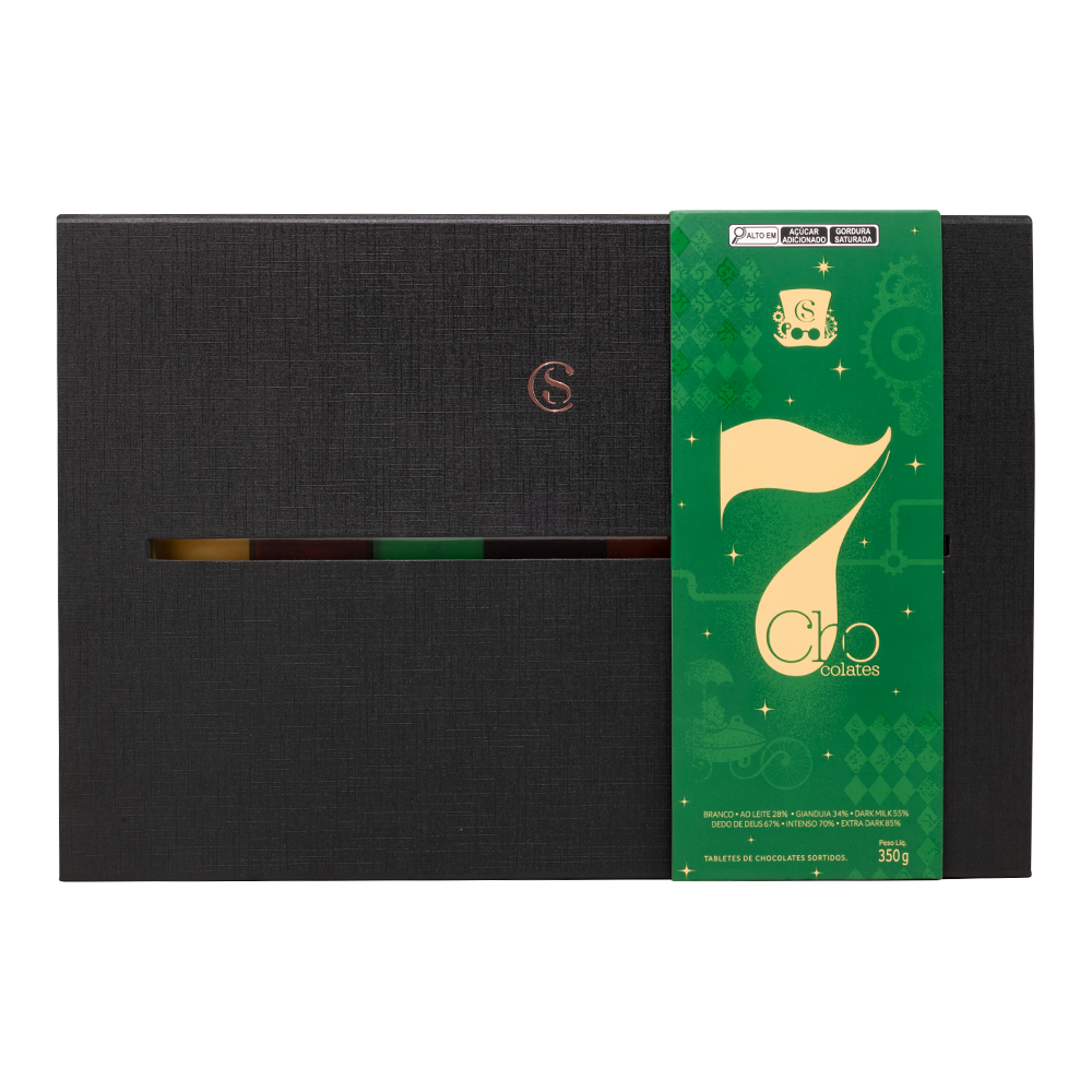 Caixa de Tabletinhos 7 Chocolates 350g, , large. image number 0