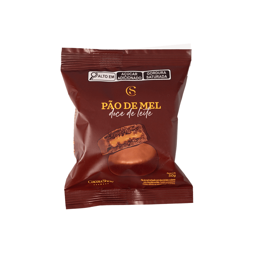 P&atilde;o de Mel de Doce de Leite 50g, , large. image number 0