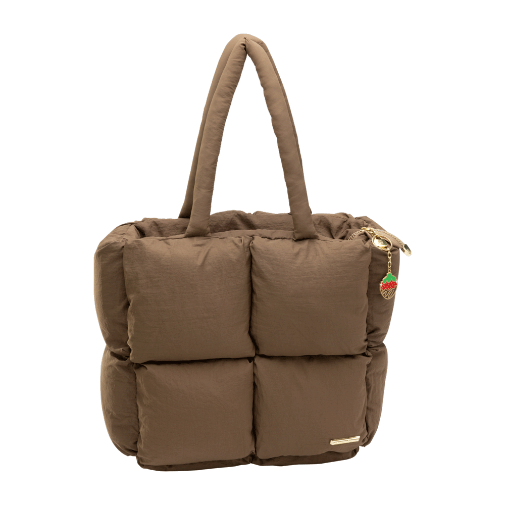 Bolsa Puffer Marrom Cacau Show, , large. image number 1