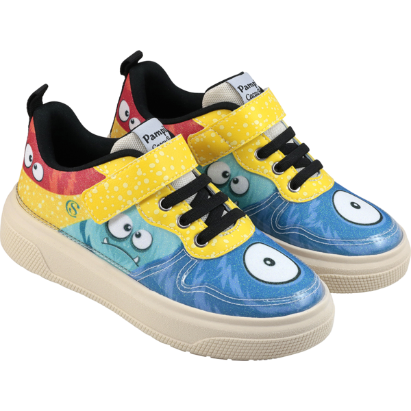 T&ecirc;nis Pampili Chocomonstros Glitter Colorido