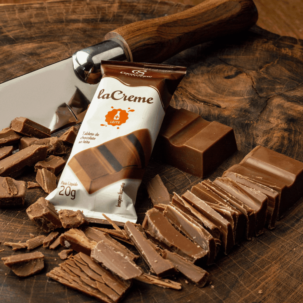 Tablete laCreme de Chocolate ao Leite 20g, , large. image number 1