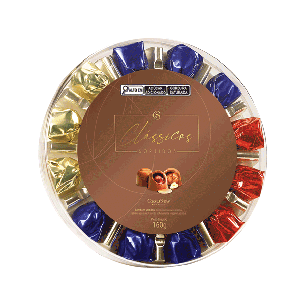Bombons Cl&aacute;ssicos ao Leite Sortidos 160g