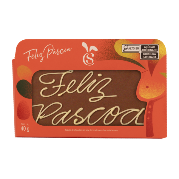 Tablete ao Leite Chocoarte Cacau Magia 40g