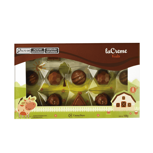 Caixa de Bombons laCreme Kids 108g