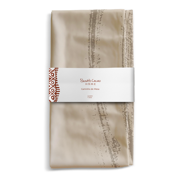 Caminho de Mesa Off White Bendito Cacao