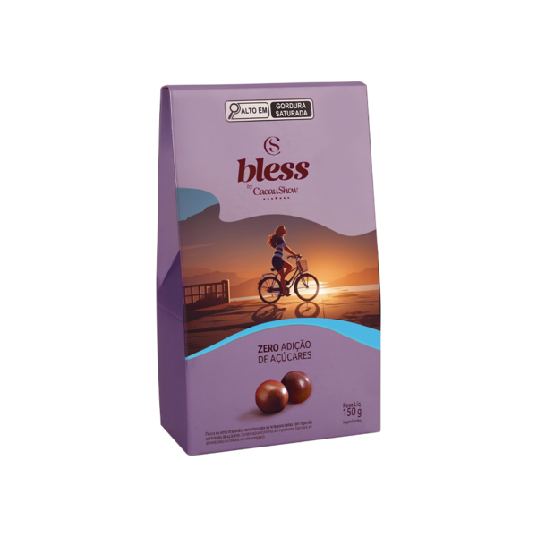 Drageado Bless Zero Adi&ccedil;&atilde;o de A&ccedil;&uacute;car ao Leite 150g, , large. image number 0