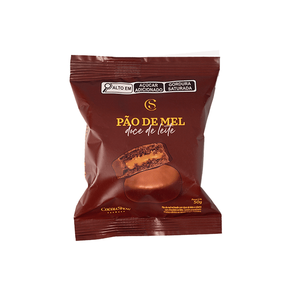 P&atilde;o de Mel de Doce de Leite 50g