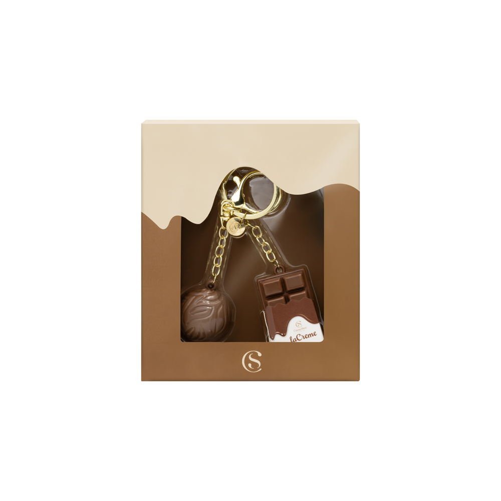 Chaveiro Premium Trufa + Tablete laCreme Cacau Show, , large. image number 0