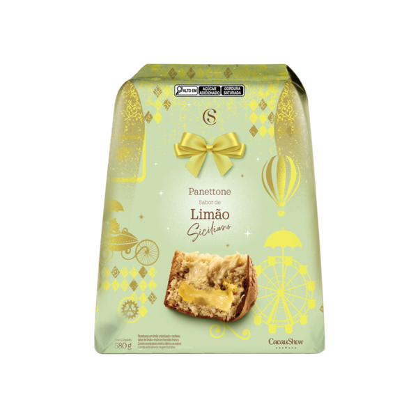Panetone de Lim&atilde;o Siciliano 580g
