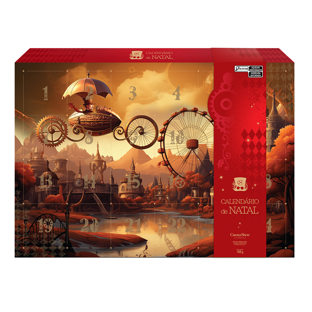 Caixa de Chocolates Calend&aacute;rio Advento 188g, , large. image number 0