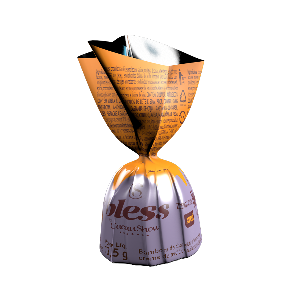 Bombom Bless Zero Lactose Avel&atilde; 13,5g, , large. image number 0