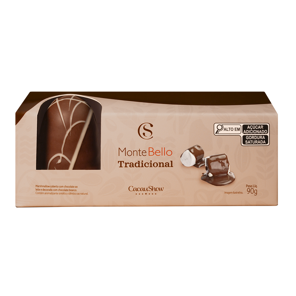 Marshmallow MonteBello Tradicional 90g, , large. image number 0