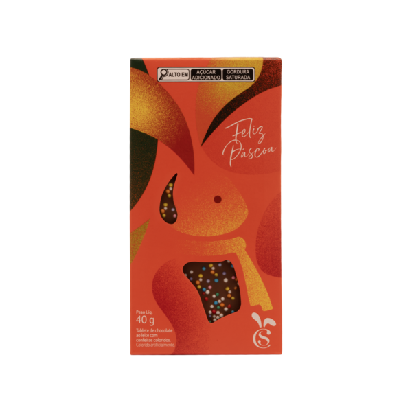 Tablete Cacau Magia ao Leite Decorado 40g