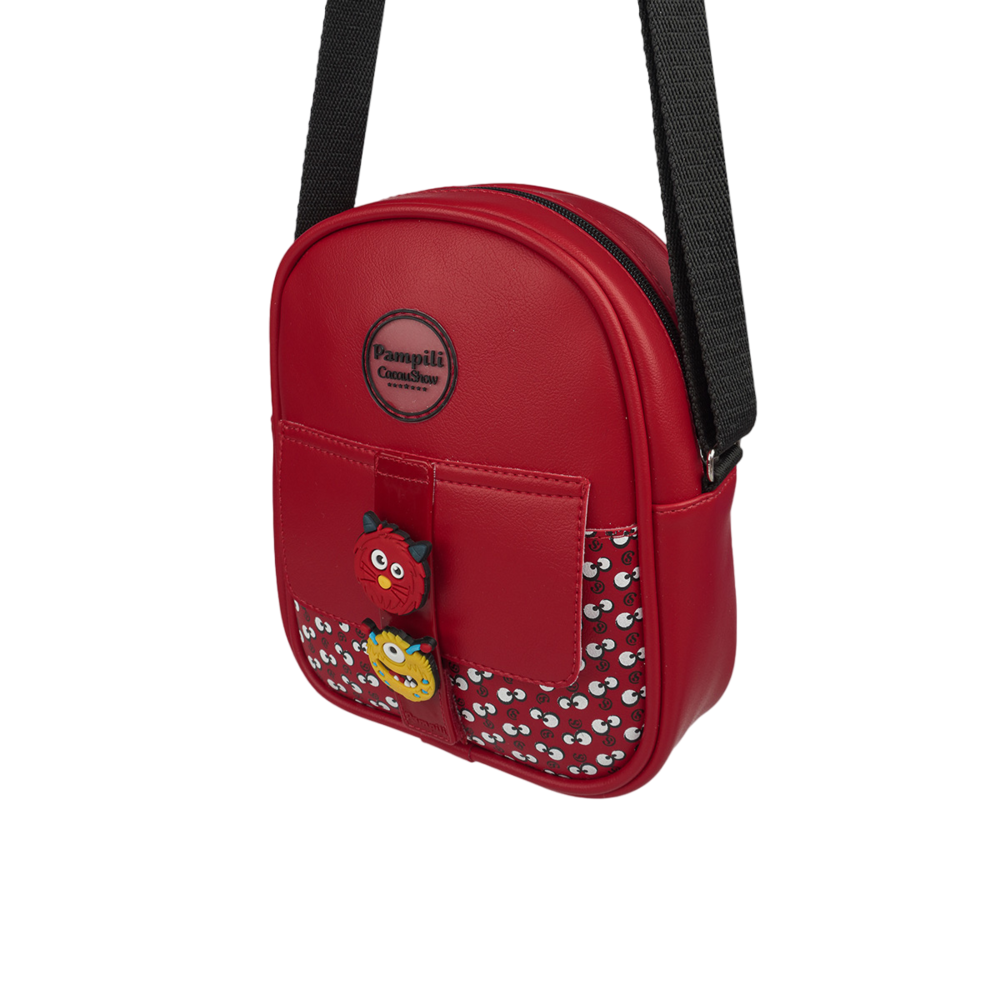 Bolsa Pampili Chocomonstros Vermelha, , large. image number 0