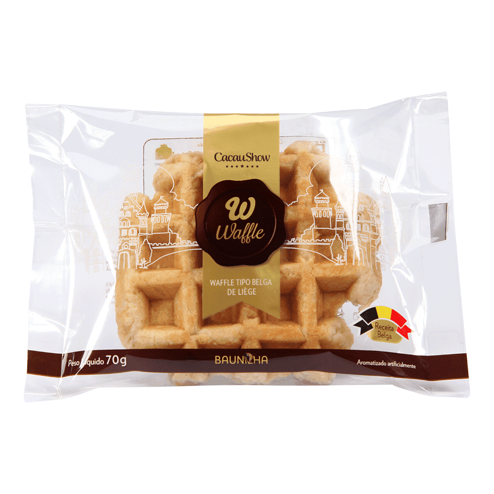 Waffle Belga Baunilha 70g, , large. image number 0