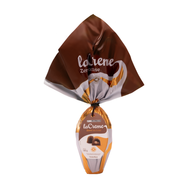 Ovo de P&aacute;scoa laCreme ao Leite Zero Lactose 180g