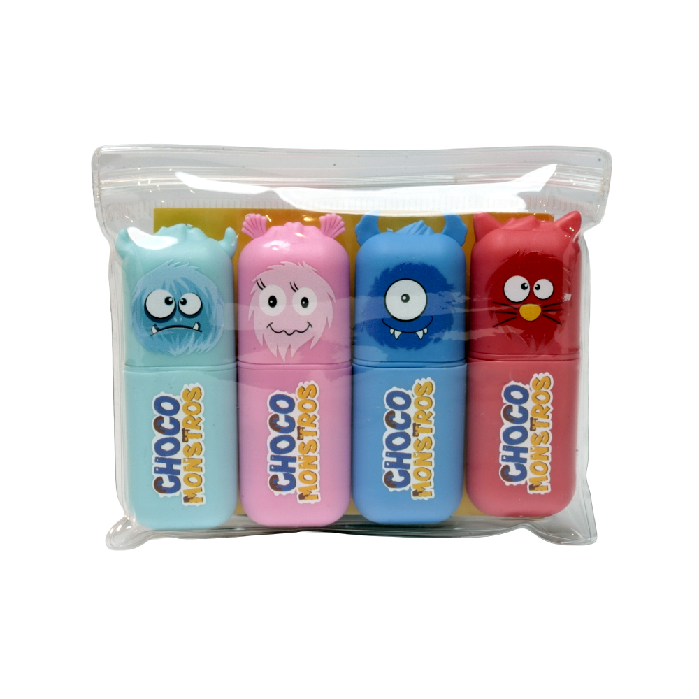 Ovo de P&aacute;scoa ao Leite Canetas Chocomonstros 170g, , large. image number 1