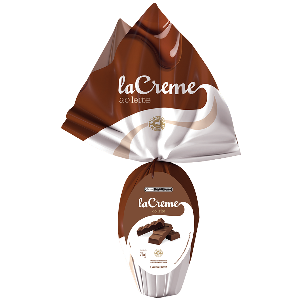 Ovo de P&aacute;scoa laCreme ao Leite 7kg, , large. image number 0
