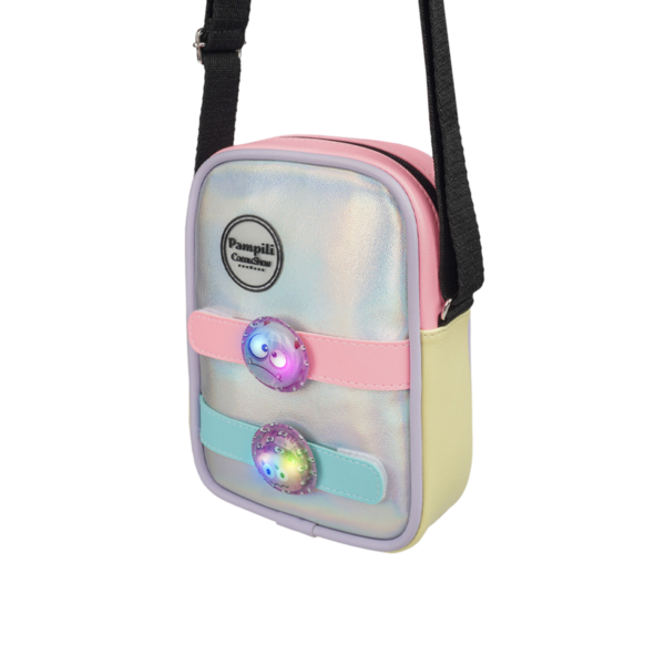 Bolsa Pampili de Led Chocomonstros Prata