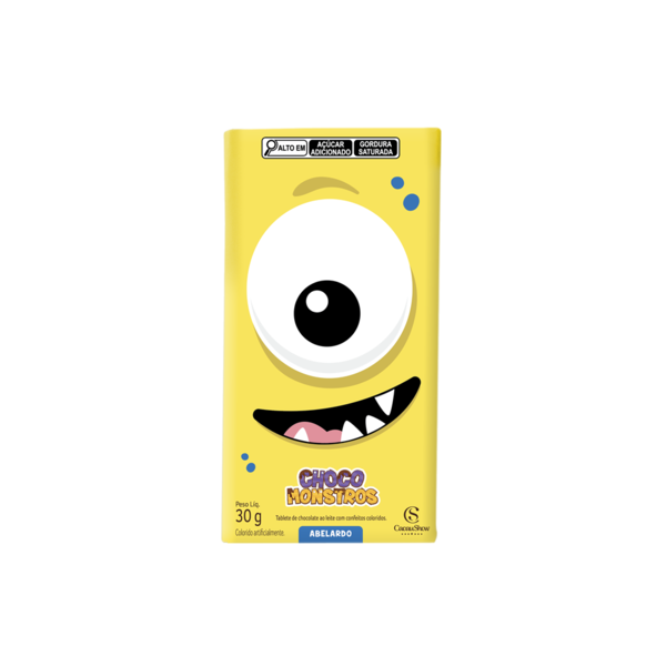 Tablete de Chocolate ao Leite Chocomonstros 30g