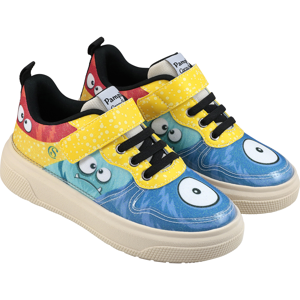 T&ecirc;nis Pampili Chocomonstros Glitter Colorido, , large. image number 0