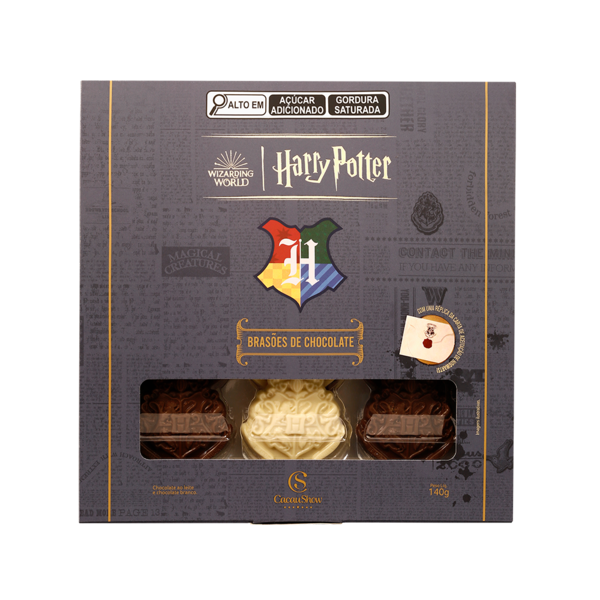 Caixa Bras&atilde;o Harry Potter 140g